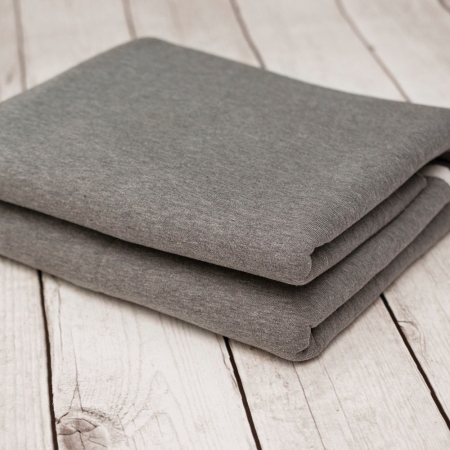 DZIANINA DRESOWA DRAPANA STALOWY MELANŻ