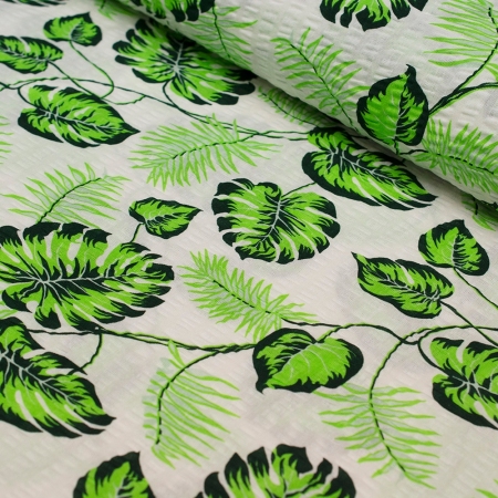 KORA BAWEŁNIANA LIŚCIE ZIELENI