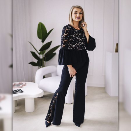 DRESÓWKA PĘTELKA COTTON CZARNA