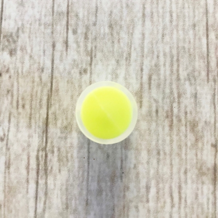 STOPER OKRĄGŁY PLASTIKOWY ŻÓŁTY NEON