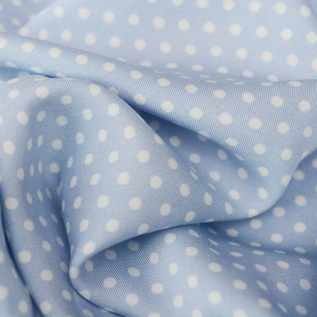 TKANINA WISKOZA KROPKI CHŁODNY BŁĘKIT (0,4 cm)
