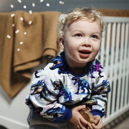 DRESÓWKA PĘTELKA SZAFIROWY T-REX