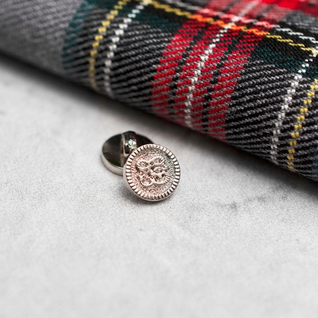 GUZIK POSREBRZANY NA STOPCE No.199 (0,8 cm)