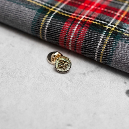 GUZIK POZŁACANY NA STOPCE No.198 (0,8 cm)