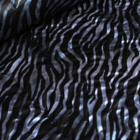 TKANINA PIKOWANA PIKÓWKA FALE HOLOGRAM 5 CM