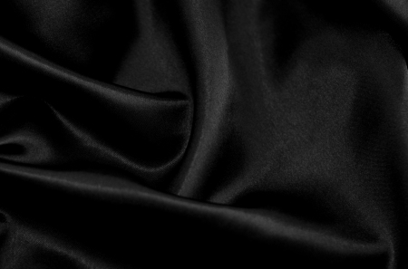 ATŁAS SATYNA CZARNA