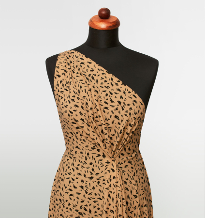 TKANINA WISKOZA OCELOT ABSTRAKCJA