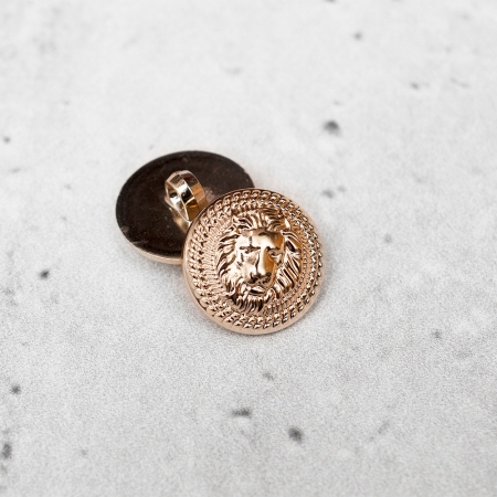 GUZIK POZŁACANY LION No.234 (1 cm)