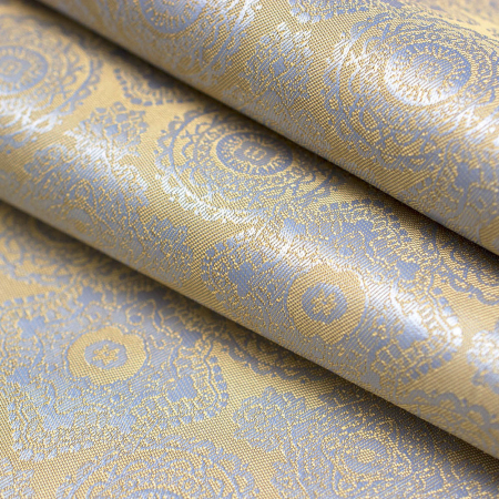 PODSZEWKA WZORZYSTA ŻAKARDOWA ZŁOTA PERŁA